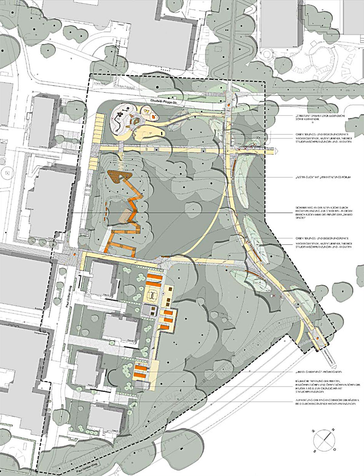 Gesamtplan Inklusives Quartier Alsterdorf – Plan: G. Lang